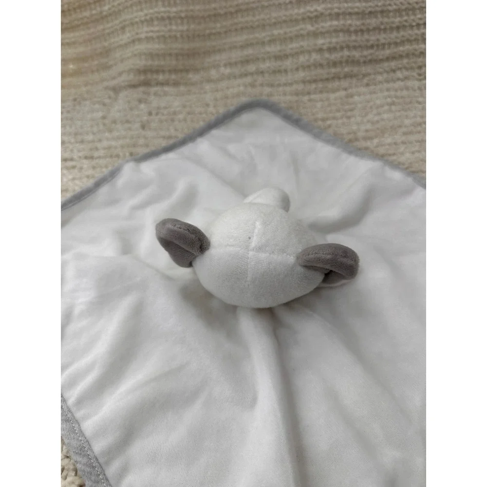 Ningbo Keyar Elephant Security Blanket Plush Lovey Stuffed Animal Lot White Grey